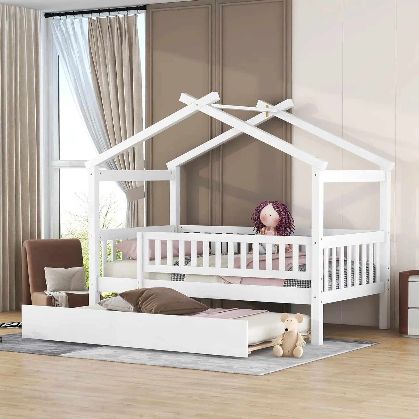 Trundle House Twin