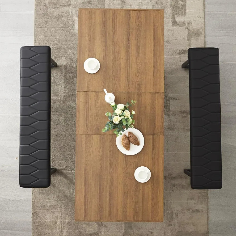 Modern Farmhouse Wooden Kitchen Table