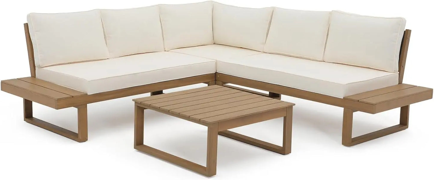 Acacia Wood Patio Set