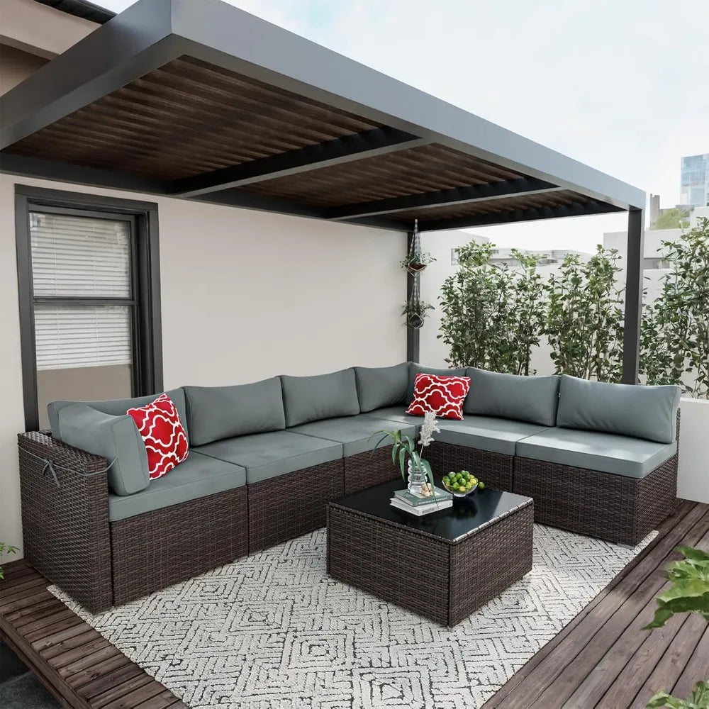 Wicker Sectional