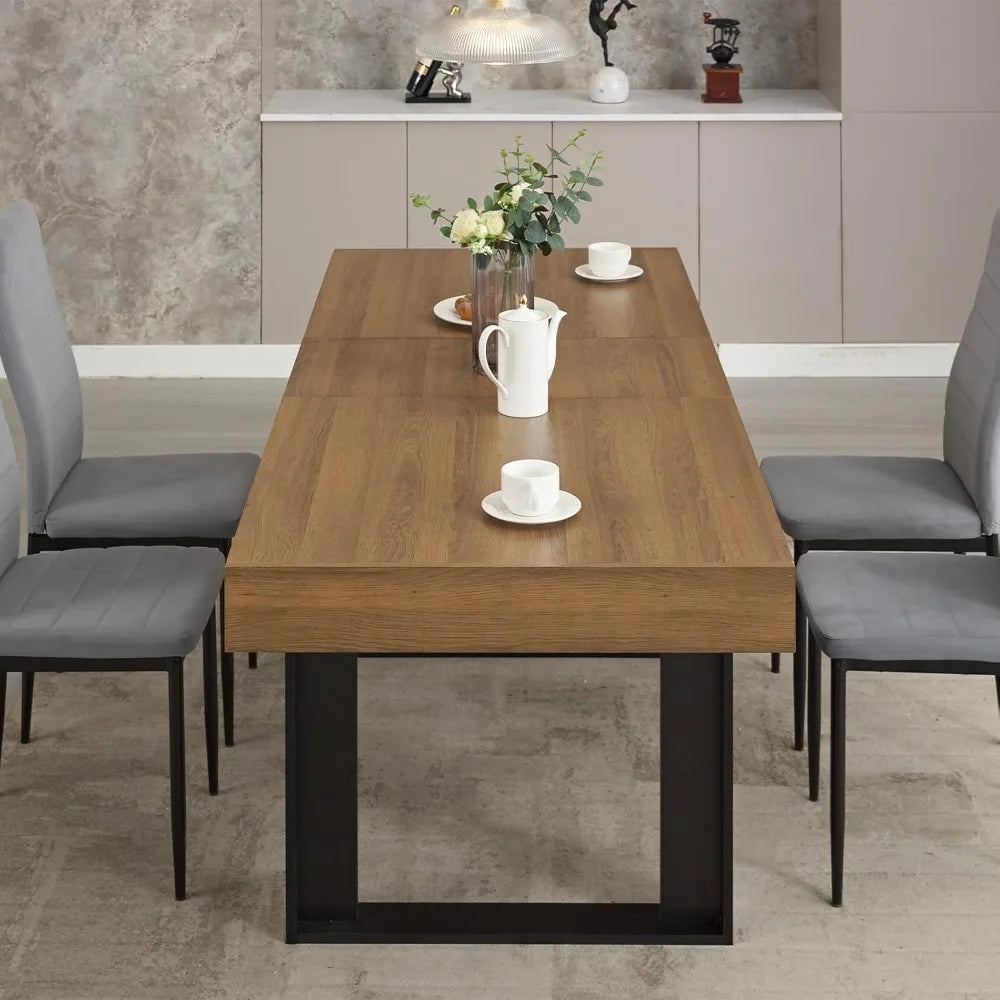 Modern Farmhouse Wooden Kitchen Table