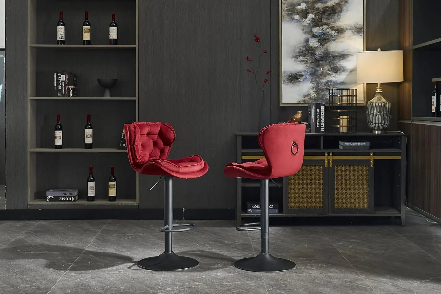 Velvet Bar Stool