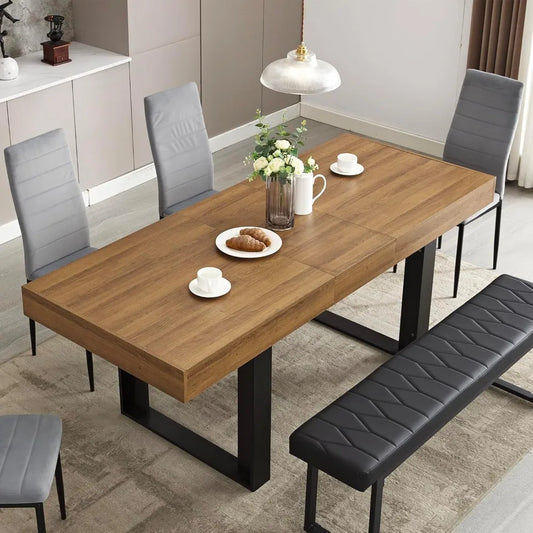 Modern Farmhouse Wooden Kitchen Table