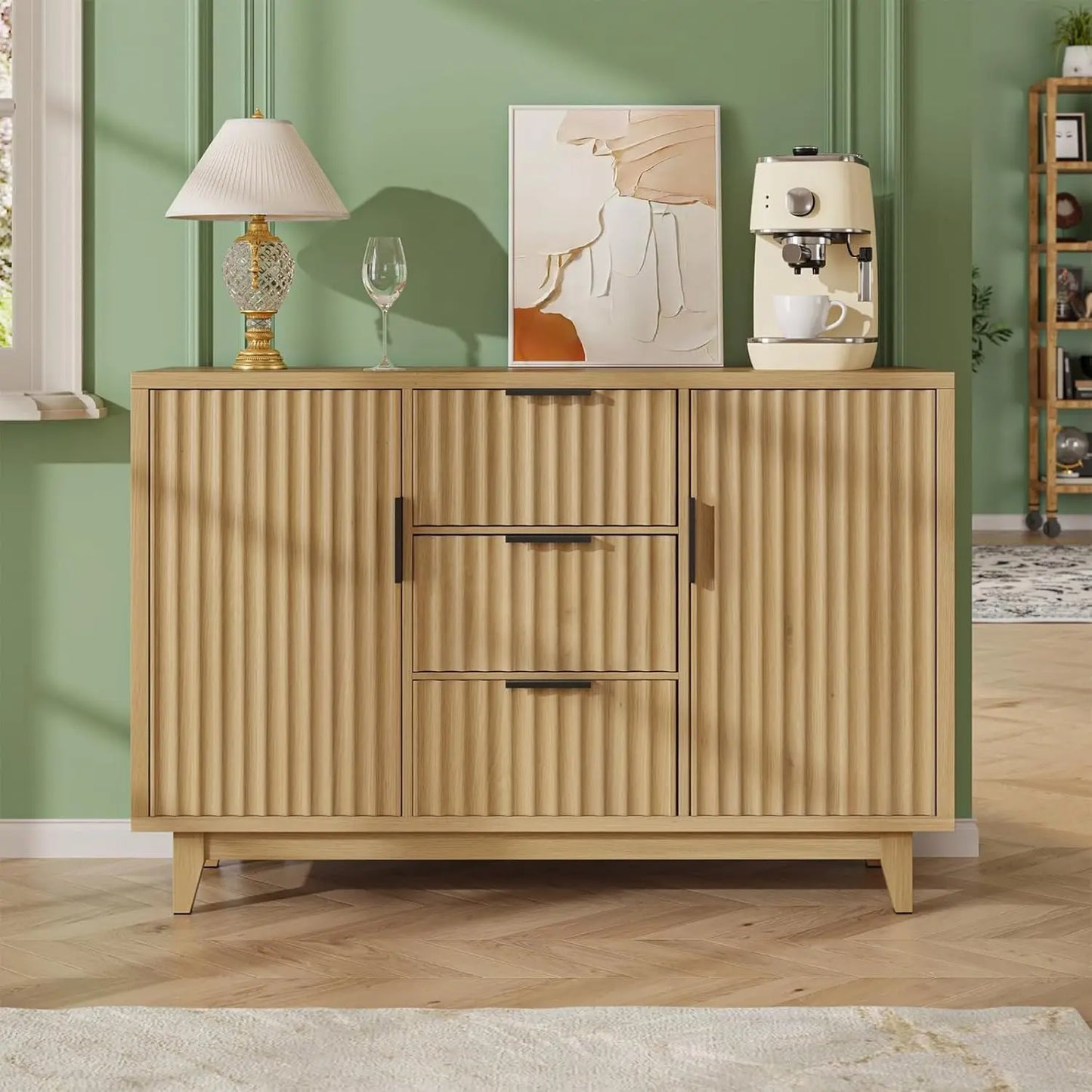 Fluted Buffet Cabinet