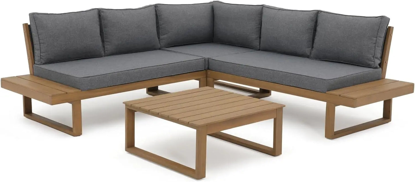 Acacia Wood Patio Set
